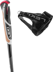 Palice LEKI XTA 5.5 - 140, black-white-neonyellow