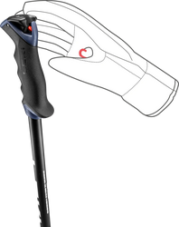 Hole LEKI Voltec TR dark anthracite-black-white - 125, dark anthracite-black-white