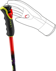 Hole LEKI WCR Pre Lite GS TR bright red-violet-yel - 120, bright red-violet-neonyellow