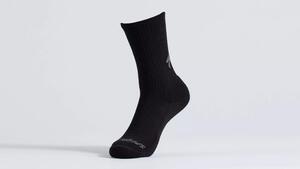 Ponožky Specialized Merino Tall čierne - L, černá