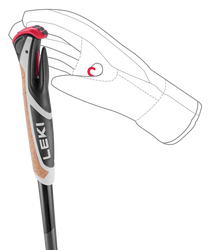 Palice LEKI XTA 5.5 - 140, black-white-neonyellow