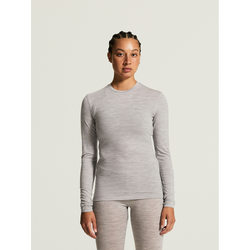 Tričko CRAFT Wool 95 LS CN W šedá - L, šedá