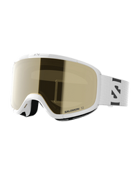Lyžiarske okuliare Salomon LUMI ACCESS Jr. white - white/gold
