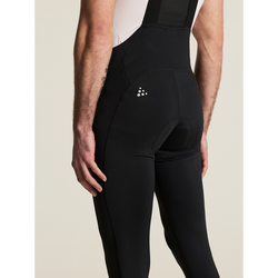Nohavice CRAFT Bike SubZ Bib Tights C3 čierne - L, černá