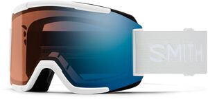 Okuliare SMITH SQUAD - white vapor - O/S, chromapop pro photochr.blue mirror
