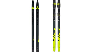 Bežky FISCHER TWIN SKIN SUPERLITE STIFF + CONTROL STEP - 184, black/yellow