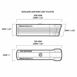 Svetlo BLACKBURN Dayblazer 1000 USB-C