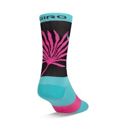 Ponožky GIRO COMP HIGH RISE - M, screaming teal/neon pink