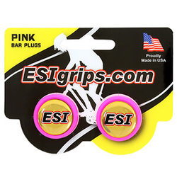 Koncovky ESI do riadidiel - pink