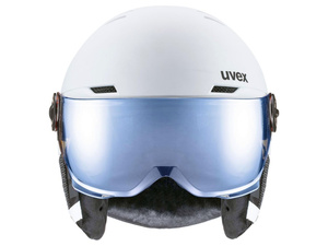 Helma UVEX ROCKET JR VISOR - 51-55, white/black mat