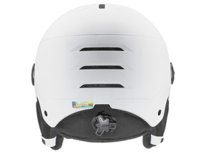 Helma UVEX ROCKET JR VISOR - 51-55, white/black mat