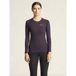 Tričko CRAFT Wool Extreme X LS 2 W - S, purple